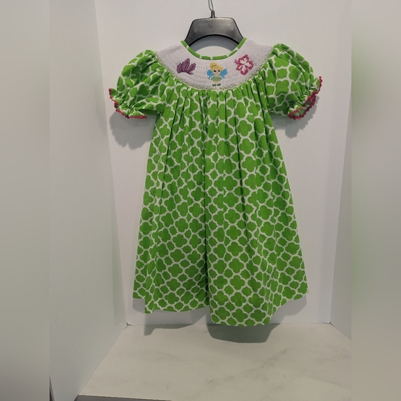 Other - Hand Smocked Tinkerbell Dress